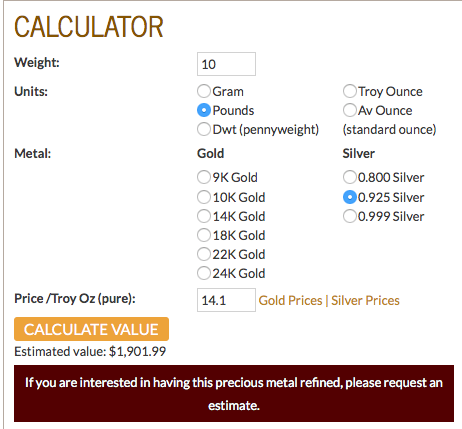 What are some things to consider when selling your sterling silver flatware?